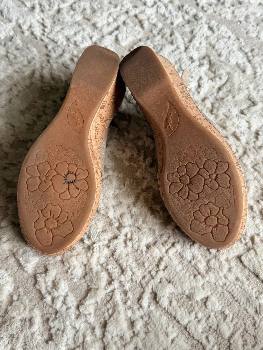 b.o.c. slingback wedges